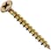 The Hillman Group 47672 6-Inch x 1-5/8-Inch All Purpose Wood Screw with Phillips Drive, 1-Pound,yellow