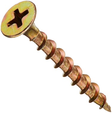 Hillman 47671 6-Inch x 1-1/4-Inch All Purpose Wood Screw with Phillips Drive, 1-Pound,yellow