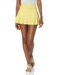 EleVen by Venus Williams Women's Hummingbird Flutter Skirt, Lemon, X-Large
