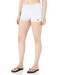 BEACH HOUSE SPORT Women's Standard Layerd Short Swimsuit Bottom, Sport Beach Solids White, 4