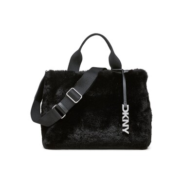 DKNY Ronnie Satchel, Black/Silver
