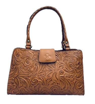 Patricia Nash Rienzo Satchel (Cognac)