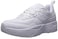 DC Women's E.TRIBEKA Platform Skate Shoe, White, 10 M US