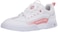 DC Women's Legacy 98 Slim Skate Shoe, White/Pink, 9.5 B M US