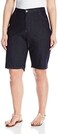 Riders by Lee Indigo Women's Plus Size Comfort Waist Bermuda Short, Rinse, 18 W