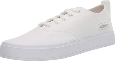 adidas Women's Broma Skate Shoe, Cloud White/Cloud White/Dash Green, 10 M US