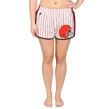 FOCO Cleveland Browns Womens Pinstripe Polyester Short Extra Large