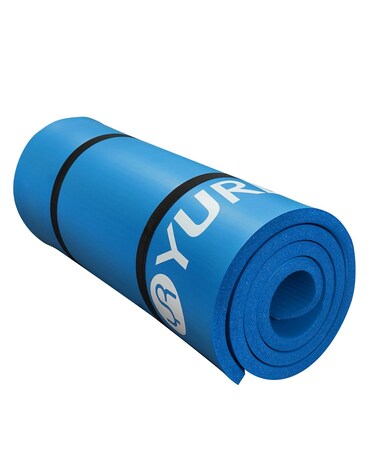 RYTMAT Yoga Mat Thick 20mm Exercise Mat 76.7"x24" Workout Mats for Home Gym, Non-slip Yoga Mat for Women Men, with Carrying Yoga Bag - Blue