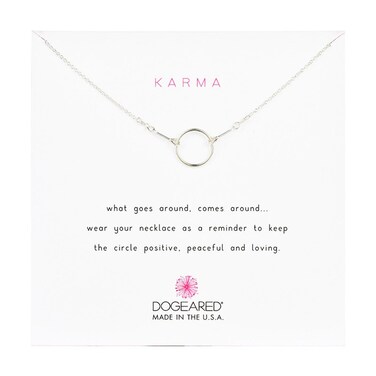 Dogeared Karma Necklace - Sterling Silver
