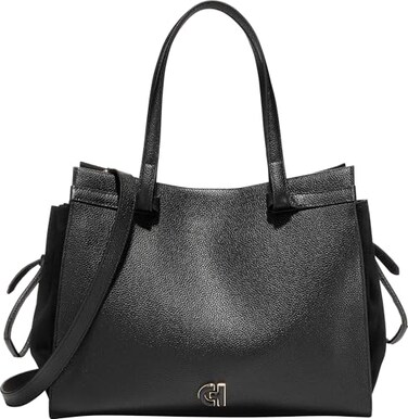 Cole Haan Grand Ambition Side-Cinch Satchel, Black