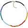 Jewever 7 Chakra Choker Necklace for Women Crystals and Healing Stones Balance Meditation Yoga Worry Stone Jewelry Gifts (16"+2")