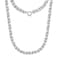 Savlano 925 Sterling Silver 9mm Italian Flat Byzantine Link Chain Necklace -20 inch Hollow Byzantine Necklace for Women - Made in Italy Comes with Gift Box