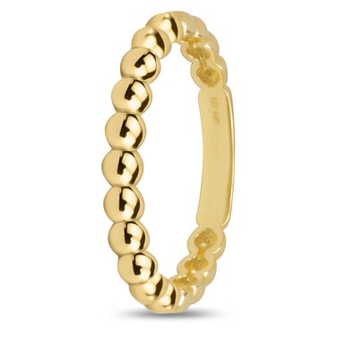 JULIETTE COLLECTION 14K Yellow Gold Ball/Bubble Stackable Ring for Women - Size 7