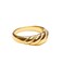 18K Gold Plated Gold Dome Croissant Band Ring, Stackable Ring, Signet Ring, Women Jewelry Minimalist Chic Style (Small) (Small 8)