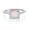 OPALBEST Fire Opal Engagemenr Ring Band Princess-cut White Gold Plated Rings for Women (8)