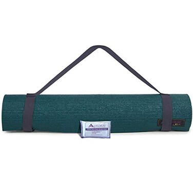 AURORAE ULTRA Extra Long 78" Extra Wide 26" Yoga Mat. Slip Free Rosin &amp; Carry Strap included