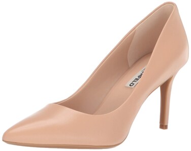 Karl Lagerfeld Paris Women's Royale Dress Pump, Nude, 9