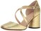 Marc Jacobs Women's Haven Criss Cross Pump Dress, Gold, 39.5 EU/9.5 M US
