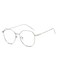 Sirain Blue Light Blocking Round Frame Retro Glasses Stylish lightweight Anti Blue Ray Computer Game Eyeglasses(non prescription) (Silver-2)