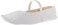 Leo Women's Imported Gym Pump Dance Shoe, White, 47 Medium EU (12 US)
