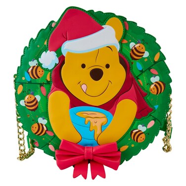 Loungefly Disney Winnie the Pooh Stuck in Wreath Glow Crossbody Bag