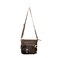 Myra Bag Point Rock Cowhide Purse - Western Purses for Women, Bourbon Chocolate Leather with Cow Print Hairon Cross Body