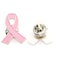 Batino 10pcs Pink Ribbon Badge Brooch Pin Breast Cancer Awareness Pink Ribbon Lapel Pin Buttons Supplies