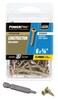 Power Pro Premium Interior Construction Screws (#6 x 5/8") - 100pc