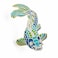 Pinsanity Koi Fish Enamel Lapel Pin
