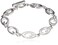 GUESS "Basic" Silver G Link Bracelet, 7.5