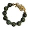 Heavens Tvcz Bracelet Jade Real Women Men Jewelry Gems Jadeite Pixiu Spiritual Positive Green Bead Feng Shui Charms.