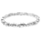 Emulily Designer Texture Stretch Bracelet Stackable with Pearl