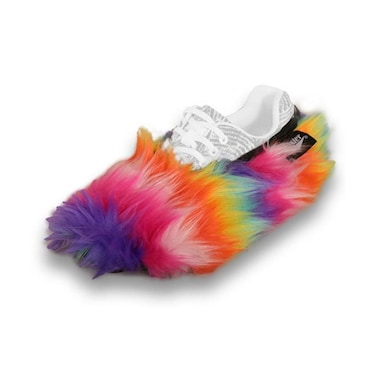 Brunswick Bowling Products Master Fuzzy Rainbow Ladies Shoe Covers - Medium