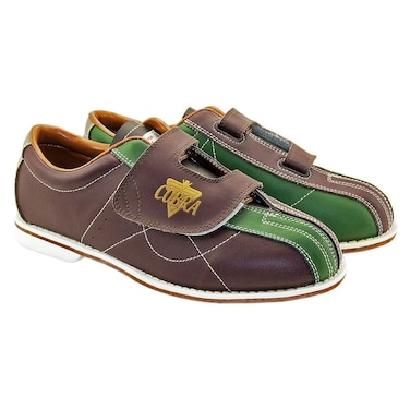 Ladies TCR3V Cobra Rental Bowling ShoesBrown/Green 10