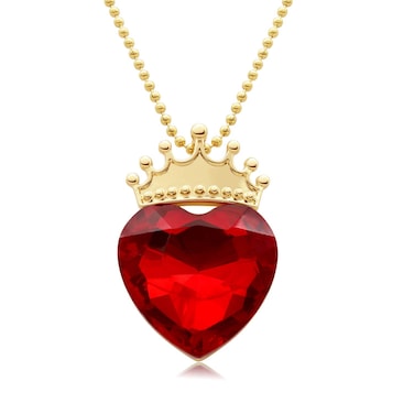 Queen of Hearts Evie Descendants Necklace Jewelry Costume Accessories Birthday Sweetheart Gift for Women