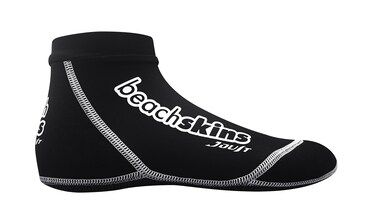 Tandem Sport Joust Beach Skins - Beach Volleyball Socks - Lycra &amp; Neoprene Socks for Beach Soccer, Beach Volleyball and Other Beach Sports - Sand Socks for Beach Volleyball - L, Black