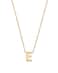 Kendra Scott Letter E Pendant Necklace for Women, Fashion Jewelry, 14k Gold-Plated Brass, Gold Metal, Letter E