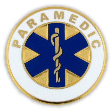 PinMart's Paramedic Star of Life and Rod of Asclepius Lapel Pin