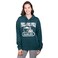Ultra Game Philadelphia Eagles Womens Fleece Long Sleeve Sweat Shirt Hoodie, Team Color Distressed; Large