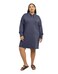 Hanes Comfortblend Women's Originals Soft Brushed Hoodie, Fleece Hooded Dress with Kanga Pocket, Plus, Anchor Slate