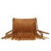 Solene Fringe Crossbody Shoulder Bag with Strap, Tassel Messenger bag, Country Style Western Fringe Purse for Women - E031(Tan)