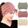 Woeoe Warm Winter Headbands Knitted Turban Head Wraps Wide Crochet Stretchy Ear Warmer Soft Stretch Head Scarfts for Women and Girls