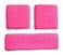 Sweatband Combo Set 2 Wrist &amp; 1 Headband (Neon Pink)