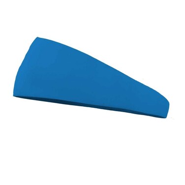 Bondi Band Solid Moisture Wicking Headband, Caribbean Blue, 4