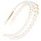 L. Erickson Pearl Headband, 2-Pack - Cream Pearl   Gold