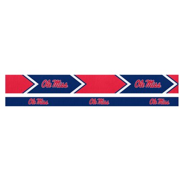 Littlearth Womens NCAA Mississippi Old Miss Rebels Headband Set, Team Color, 2 Pack
