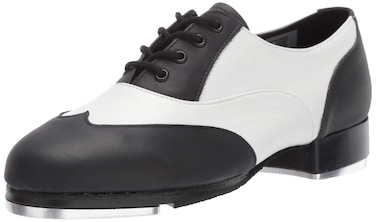 Leo Women's Spectator Dance Shoe, Black/White, 7