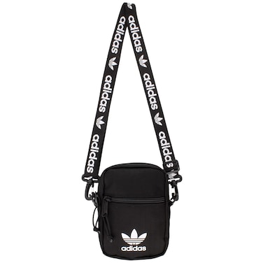 adidas Originals Festival Crossbody Bag, Black/White, One Size