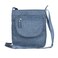 HAIKU Jaunt Eco-Friendly RFID Blocking Crossbody Bags for Women, Travel Purse with Zippered Pockets and Adjustable Strap, River Rock