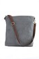MAIKA Recycled Canvas City Sling Crossbody Bag, Waxed Ash, Grey